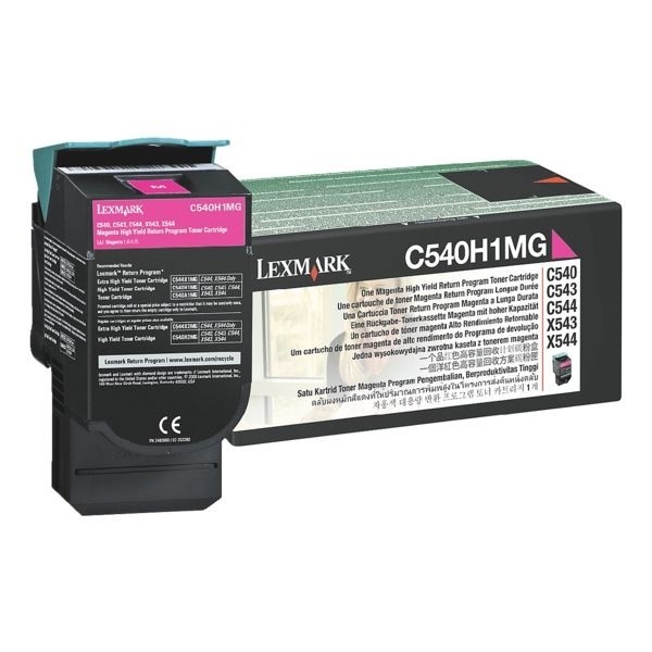 Lexmark C540H1MG Toner Magenta C540 C543 C544 X544 X546