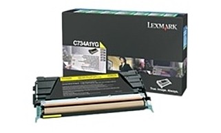 Lexmark C736 X736 X738 Toner Yellow 10.000 Seiten Rückgabe Tonerkassette