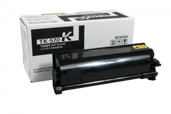 Kyocera TK-570K Toner Schwarz für FS-C5400DN Ecosys P7035 1T02HG0EU0