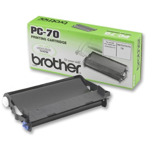 Brother PC-70 Thermo Transfer Farbkassette TTF schwarz 144 Seiten144 Seiten