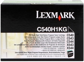 Lexmark C540H1KG Toner Black C540 C543 C544 X544 X546