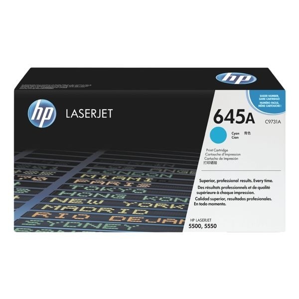 HP 645A Toner Cyan für Color LaserJet 5500, 5550 C9731A