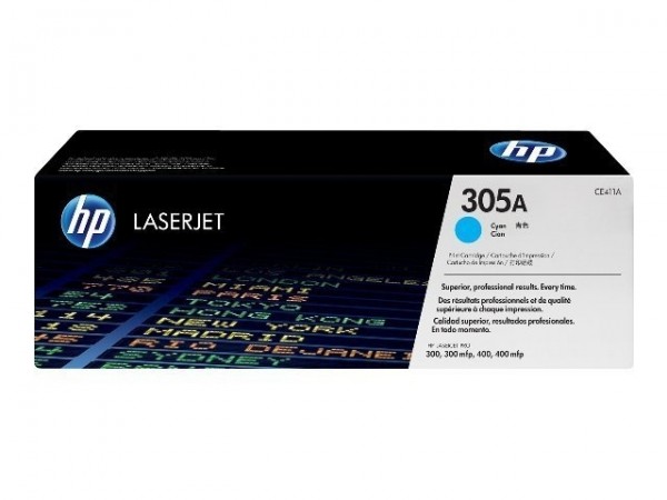 HP 305A Toner Cyan CE411A HP LaserJet Pro300 color M351 M375 MFP Pro 400 M451 M475MFP