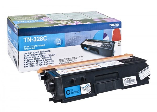 Brother TN-328C Toner Cyan DCP-9270 HL-4570 MFC-9970