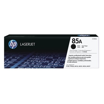 HP 85A Toner Black HP LaserJet P1002 P1102 P1103 P1104 1200 M1130 M1132 M1136 M1212 M1217 CE285A