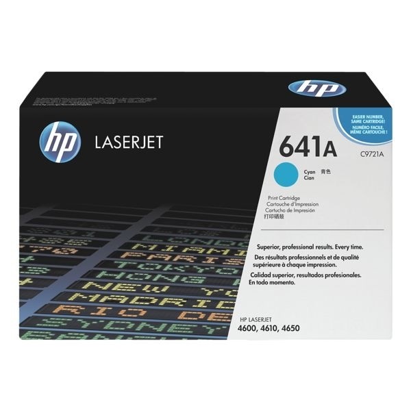 HP 641A Toner cyan C9721A für Color LaserJet 4600 4610 4650