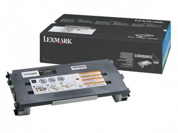 Lexmark Tonerfür C500 X500 X502 Black C500S2KG