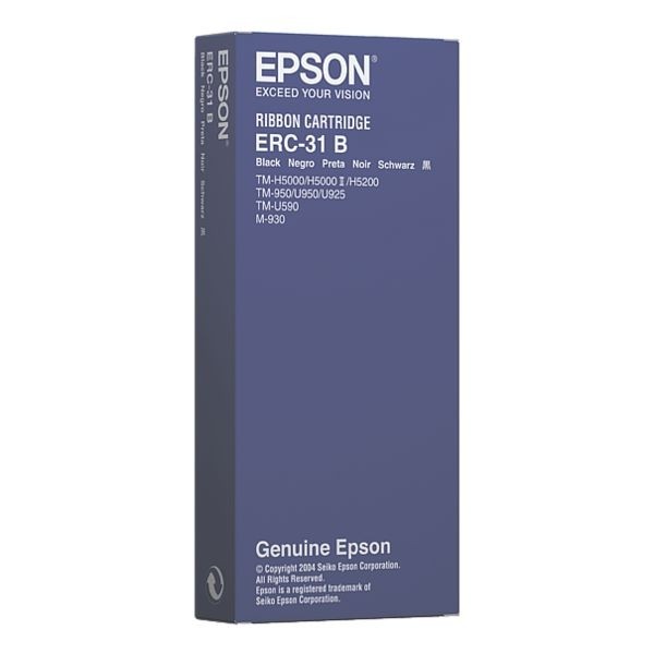 Epson ERC-31B Nylon Farbband Epson TM-H5000/II U930/II U950 U925 U590 SCHWARZ