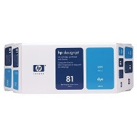 HP Druckkopf cyan No.81 Kombipack inkl. Druckkopfreiniger HP Druckkopf cyan No.81 Kombipack inkl. Druckkopfreiniger