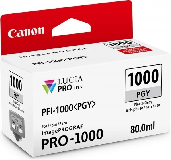 Canon PFI-1000pgy Grau 80ml imagePROGRAF Pro-1000