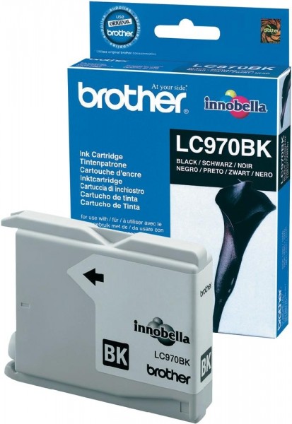 Brother Tintenpatrone Schwarz LC970BK