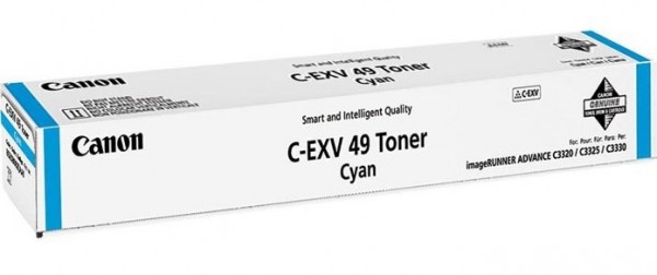 Canon Toner C-EXV49 Cyan 8525B002 iR C3300 C3320 C3325 C3330 C3520 C3525 C3530i