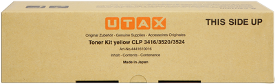 UTAX CLP3416 Toner Yellow 4441610016 8000 Seiten 5% Deckung