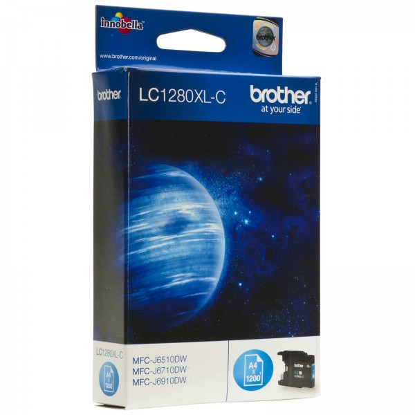 Brother LC1280XL Tinte Cyan MFC-J6510DW MFC-J6710DW MFC-J6910DW