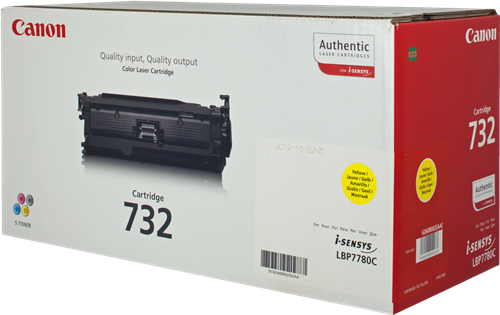 Canon 732 Toner Yellow 6260B002 LBP7780Cx