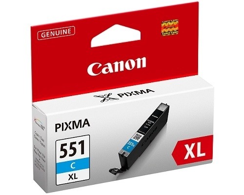 Canon CLI-551C XL Tinte Cyan MG5450 MG6350 MG6600 7100 7500 MX925 IP7250 iP8700 iX6800 6444B001