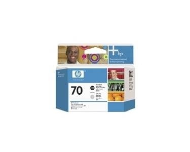 HP 70 Druckkopf Fotoschwarz + Grau hell DesignJet Z2100 C9407A