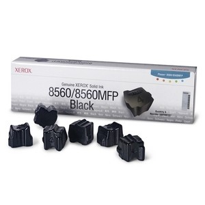 XEROX PH8560 8560MFP Solid Ink 6 Sticks Black