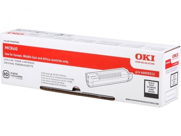 OKI Toner Black für MC860 MC860DN MC860CDXN 44059212