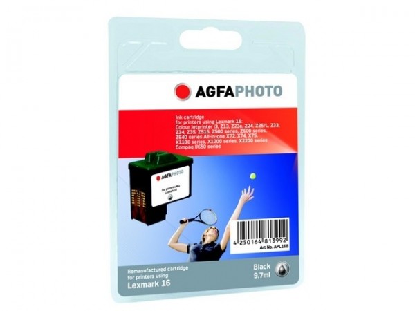 AGFAPHOTO L16B Lexmark Z13 Tinte Black