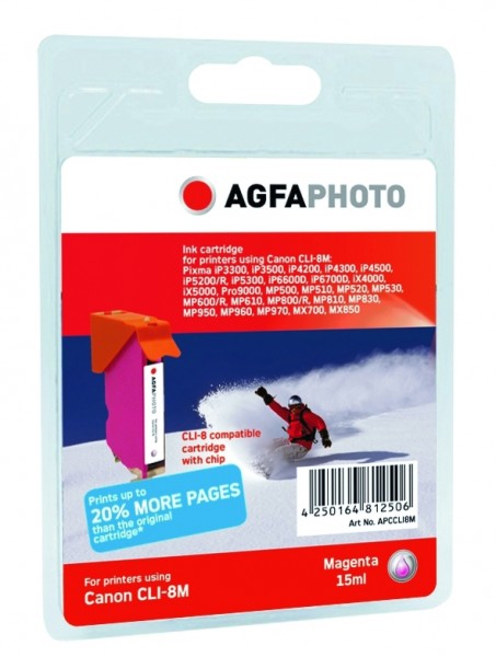 AGFAPHOTO CCLI8M Canon MP800 Tinte mag
