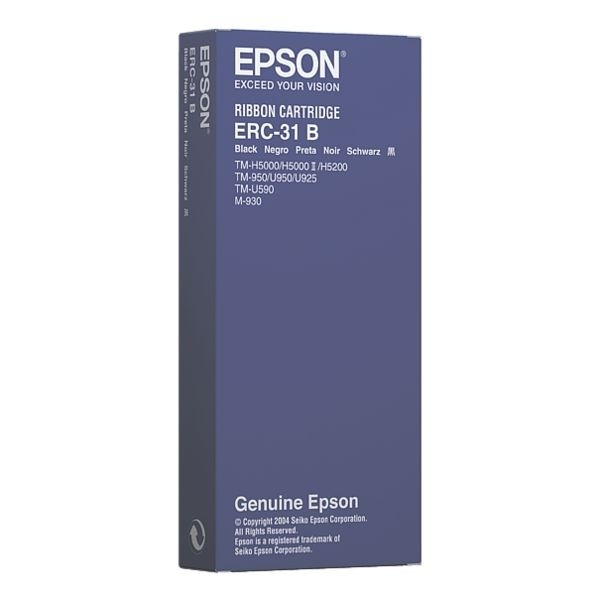 Epson ERC-31B Nylon Farbband Epson TM-H5000/II U930/II U950 U925 U590 SCHWARZ ERC31B