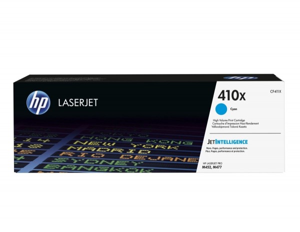 HP 410A Toner Cyan CF411A HP Color LaserJet Pro M452dn MFP M377dw MFP M477fdn