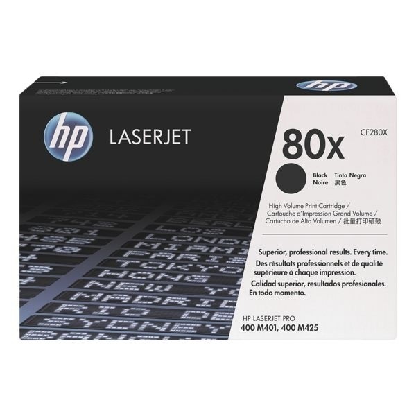 HP 80XD Toner Black für LaserJet Pro M400 Pro M401 Doppelpack CF280XD