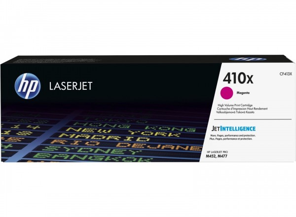 HP 410X Original Toner Magenta CF413X HP Color LaserJet Pro M452dn MFP M377dw M477fdn