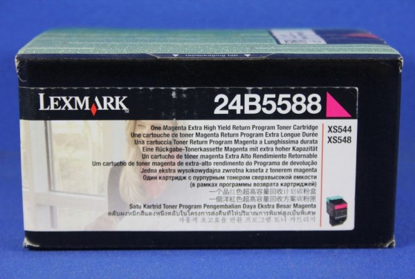Lexmark 24B5588 Toner Magenta für Lexmark XS544 Lexmark XS548