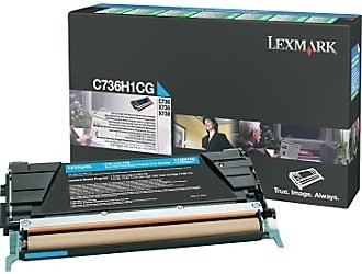 Lexmark C736H1CG Toner Cyan C736 X736 X738