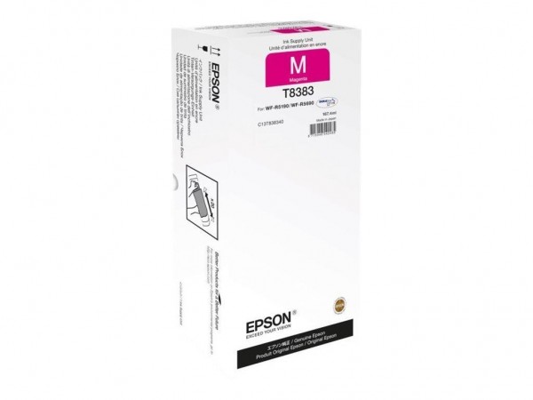 Epson T8383 Tintenpatrone Magenta XL für WorkForce Pro WF-R5190 WF-R5690