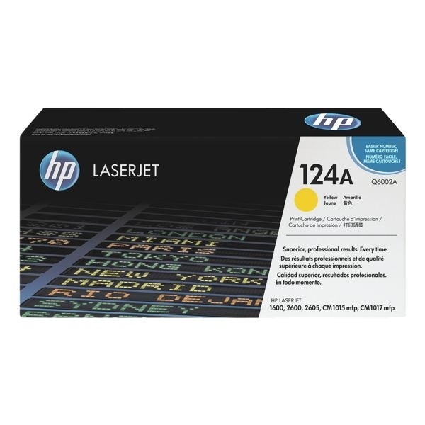 HP 124A Toner Yellow für HP CLJ1600 CLJ2600 CLJ2605 CM1015 CM1017 Q6002A