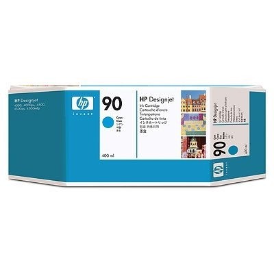 HP 90 Tinte Cyan 400ml für DesignJet 4000 4500 4020 4520