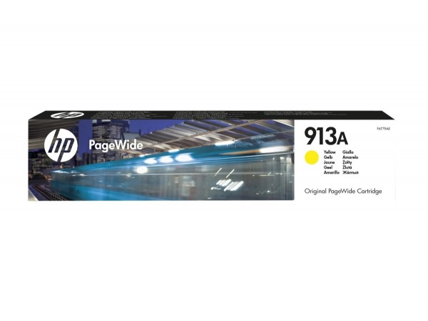 HP 913A Yellow original PageWide cartridge Pro 452dw 477dw 577dw