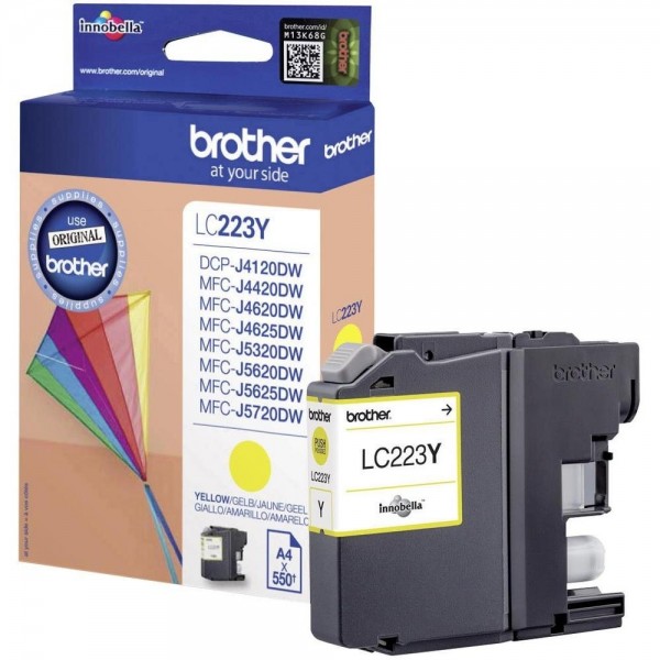 Brother LC-223Y Tinte Yellow Original MFC-J4620DW J4625DW J5620DW MFC-J5720DW