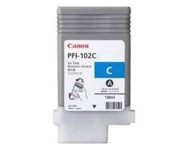 Canon Tinte PFI-102C Cyan IPF-500 iPF-600 610 650 IPF-750 iPF-755 760 iPF-765 LP17 LP24 0896B001