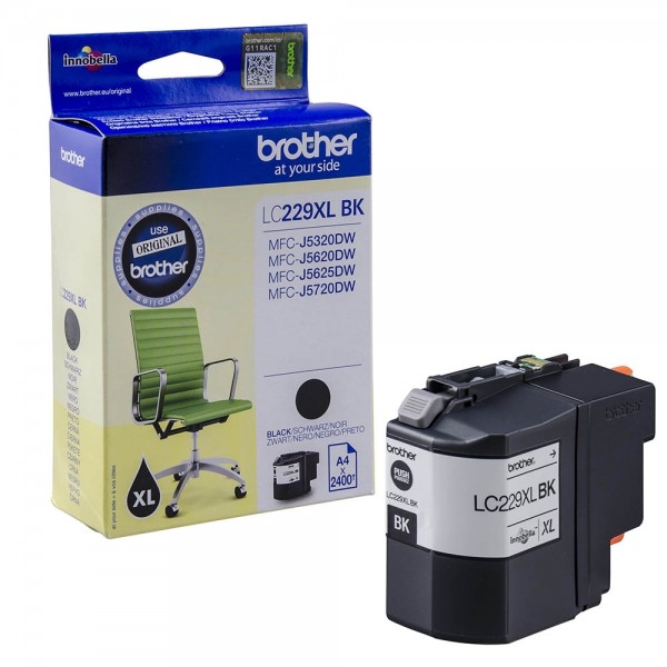 Brother LC-229XLBK Tinte Black Original HIGH CAPACITY MFC-J5720