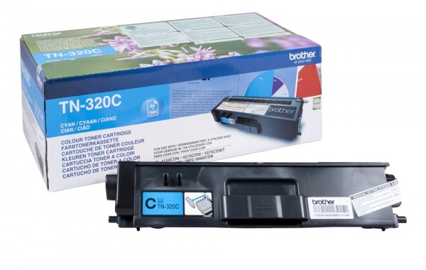 Brother Toner Cyan TN-320C für DCP-9270 DCP-9055 HL-4140 HL-4150 MFC-9460