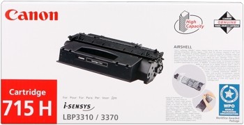 Canon 715H Toner Black 1976B002 i-SENSYS LBP3310 i-SENSYS LBP3370