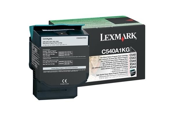 Lexmark Toner Black C540 CC543 544 X543 X544 X546 X548 1.000 Seiten C540A1KG