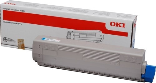 OKI Toner Cyan C831DN C841DN 44844507 Hohe Kapazität