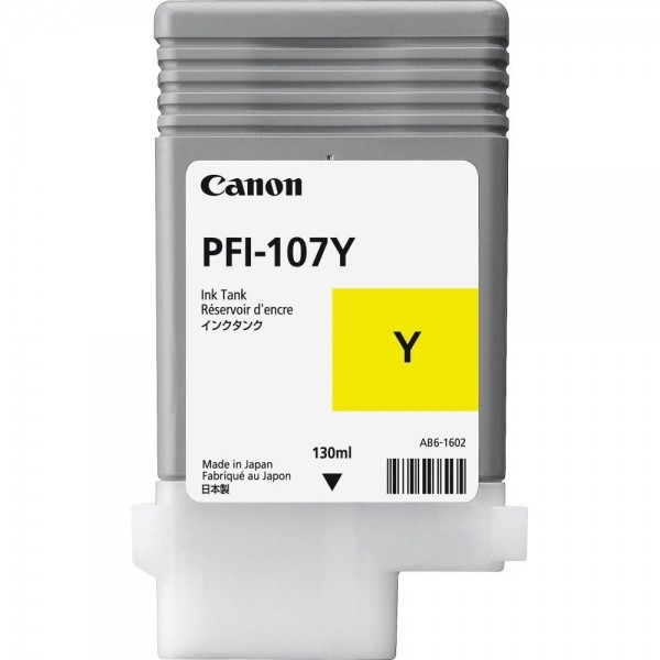 Canon Tinte PFI-107Y Yellow IPF670 780 6707B001