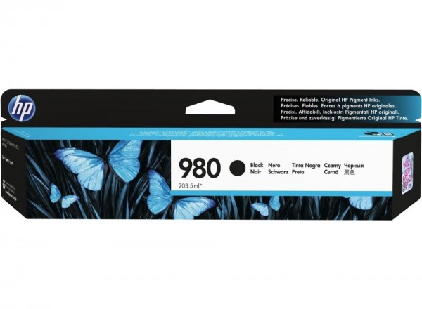 HP 980 Black Tinte für HP OfficeJet Pro X555 X585 D8J10A