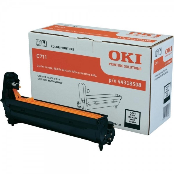 Oki 44318508 Bildtrommeleinheit Black für OKI C711DN OKI C711N Serie