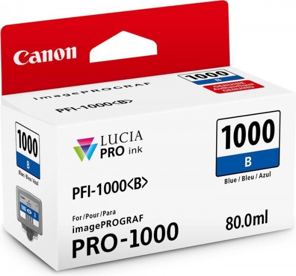 Canon PFI-1000B Blau 80ml imagePROGRAF Pro-1000 0555C001