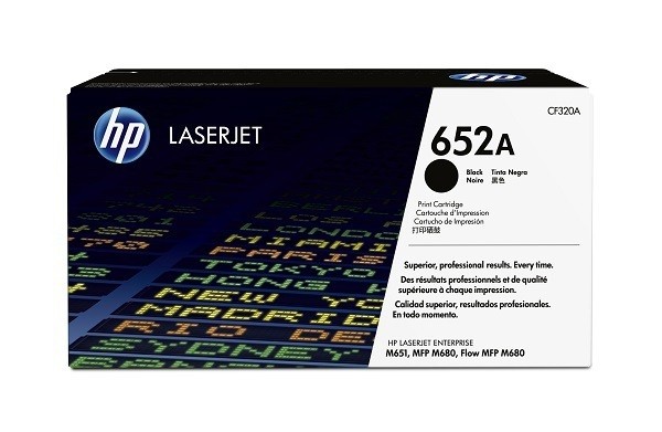 HP 652A Toner Black CF320A HP Color LaserJet Enterprise M651 HP M680