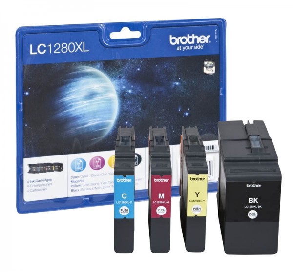 Brother LC1280XLVALBPDR Tintenpatrone Value-Pack MFC-J5910DW MFC-J6510DW MFC-J6710DW MFC-J6910DW