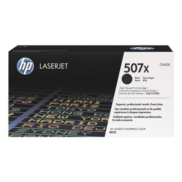 HP 507X Toner Black CE400X HP LaserJet Pro 500 M551 M575 M570 CE400x