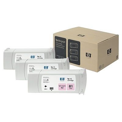 HP 81 Tintenpatrone magenta hell 3er Pack